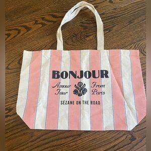 Sezane canvas tote